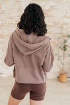 Sun or Shade Zip Up Jacket in Smokey Brown Ave Shops