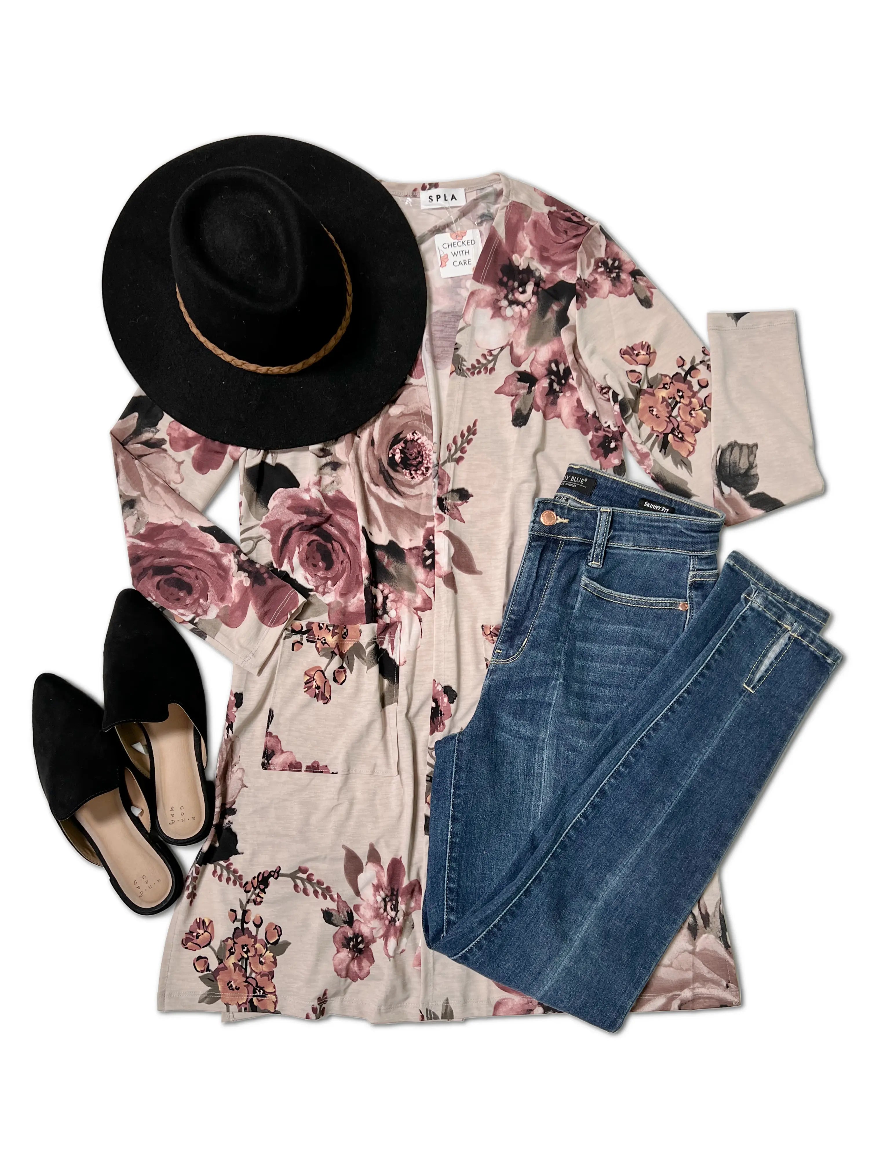 Symphony of Roses Cardigan OOTD Boutique Simplified