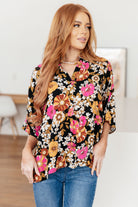 Take Another Chance Floral Print Top Ave Shops