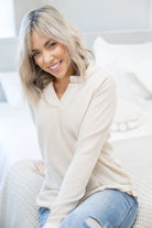 Tapioca Brushed Sweater Boutique Simplified