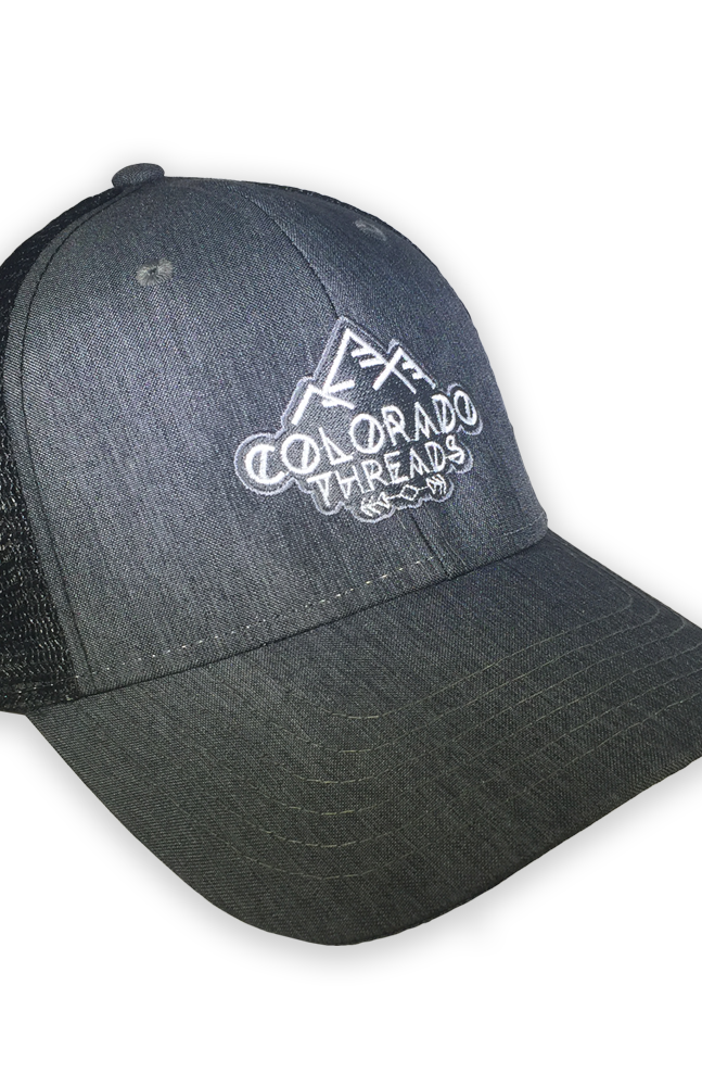 Threads Grey Trucker Hat *FINAL SALE* Colorado Threads Clothing