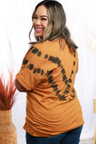 Tie Dyed in Rust - Top Boutique Simplified