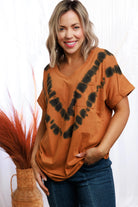 Tie Dyed in Rust - Top Boutique Simplified