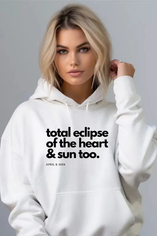 Total Eclipse of the Heart Graphic Hoodie Ocean and 7th