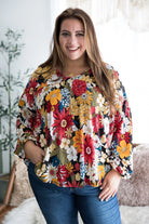 Totally Poppin' Floral Long Sleeve Boutique Simplified