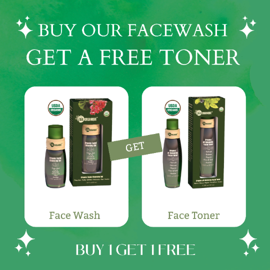 Buy one Organic Facial Cleansing Gel 100ml, and get one Organic pH balancing Facial Toner 40ml for free!!! OUI ORGANIQUE
