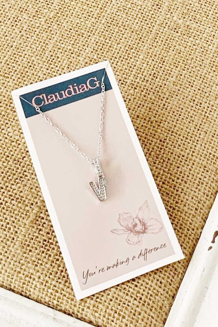 Stainless Steel Letter Necklace ClaudiaG