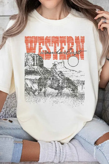 WESTERN WANDERLUST COUNTRY GRAPHIC TEE ALPHIA