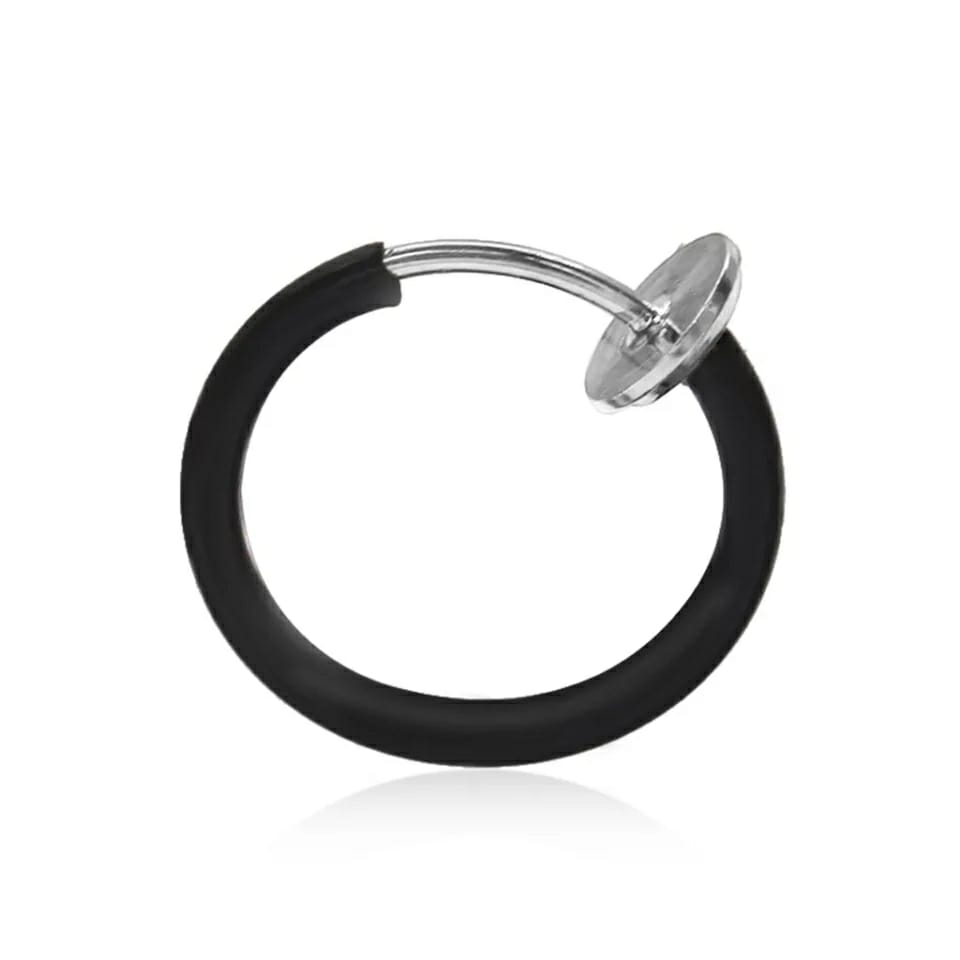 1 Pcs Trendy Stealth No Piercing Spring Nose Ear and Lip Helix Hoop Cuff Clip The Colourful Aura