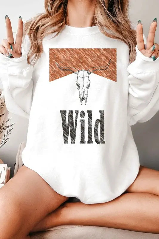 Wild Western Country Graphic Sweatshirt ALPHIA