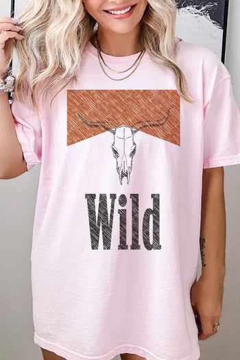 Wild Western Country Oversized Graphic Tee ALPHIA