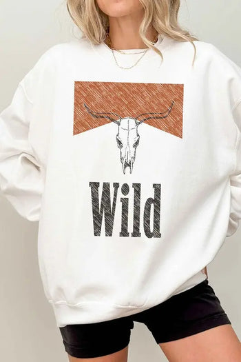 Wild Western Country Oversized Sweatshirt ALPHIA