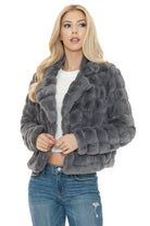 Women Faux Fur Jacket Annva USA