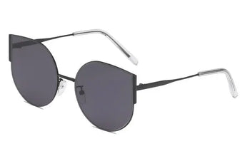 Women Round Cat Eye Sunglasses Cramilo Eyewear