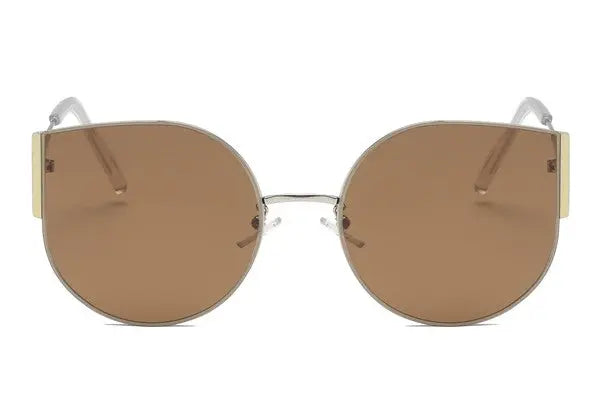Women Round Cat Eye Sunglasses Cramilo Eyewear