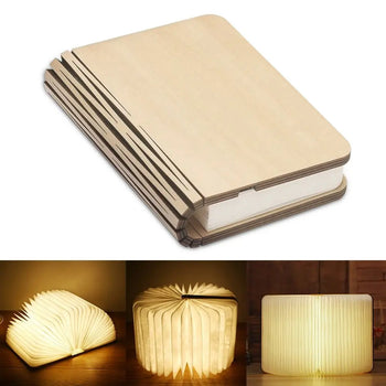 Wooden book 360 Degree Night Light Lamp Icespheric