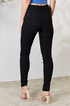 YMI Jeanswear Hyperstretch Mid-Rise Skinny Jeans Trendsi