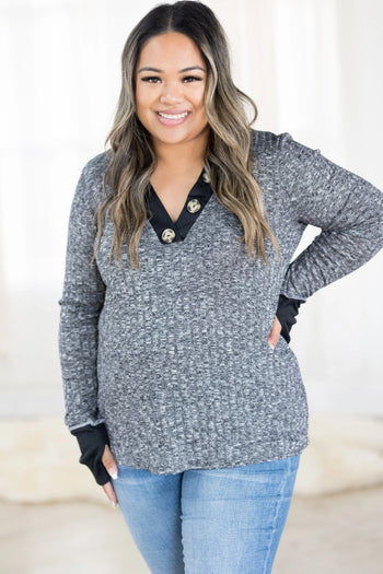 You're All That I Want - Thumbhole Top Boutique Simplified