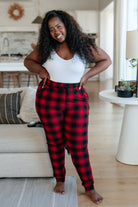 Your New Favorite Joggers in Red Plaid Ave Shops