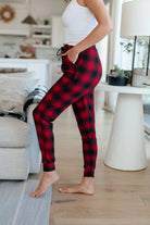 Your New Favorite Joggers in Red Plaid Ave Shops