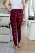 Your New Favorite Joggers in Red Plaid Ave Shops