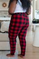 Your New Favorite Joggers in Red Plaid Ave Shops