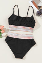 Scoop Neck Spaghetti Strap Two-Piece Swim Set Trendsi