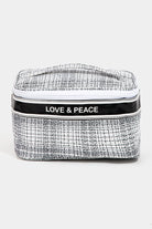 Fame Love & Peace Striped Handle Bag Trendsi