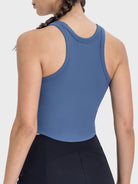 Round Neck Racerback Active Tank Trendsi