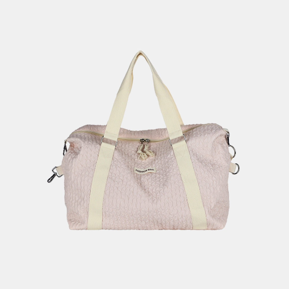 Textured Nylon Travel Bag