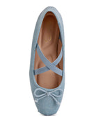 Arimer Criss Cross Strap Ballet Flats Rag Company