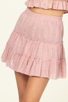 Forever Classy High Waist Tiered Mini Skirt HYFVE