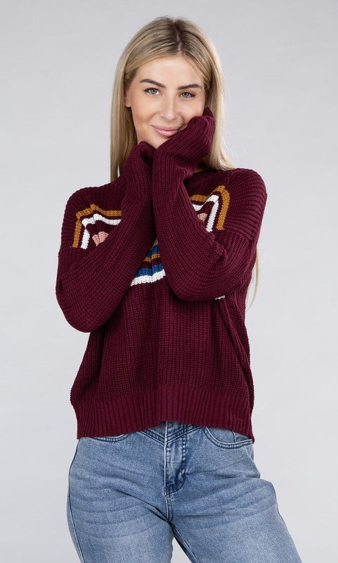 Striped Pullover Sweater Ambiance Apparel