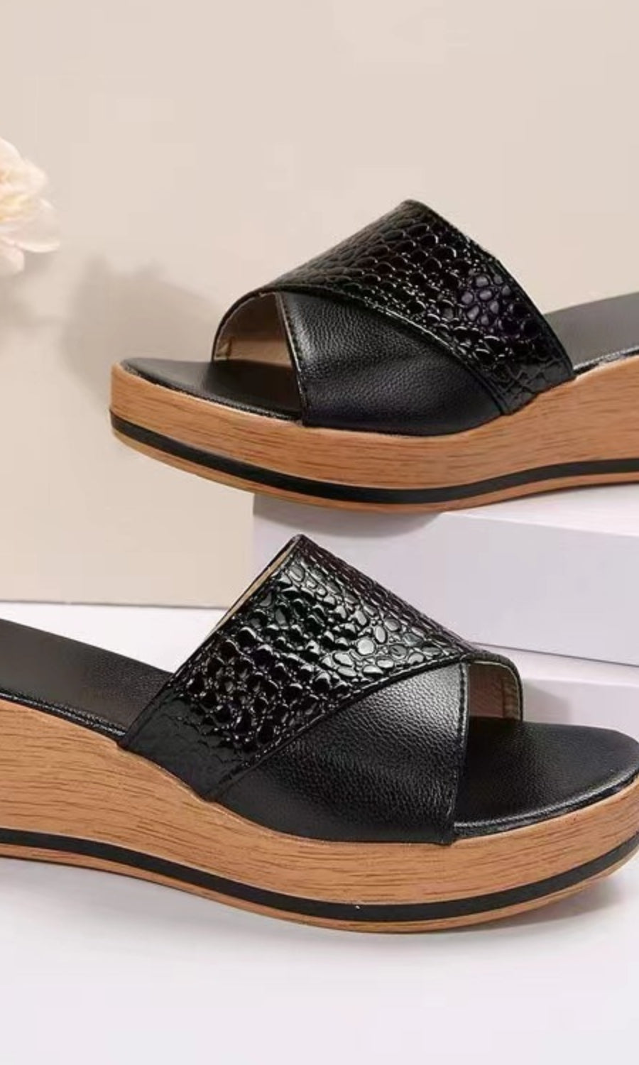 PU Leather Open Toe Sandals Trendsi