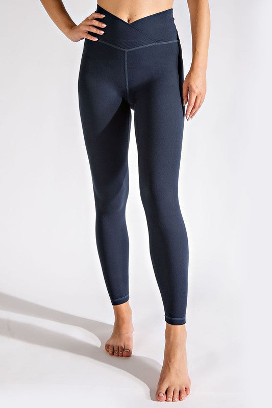 V Waist Full Length Leggings Rae Mode