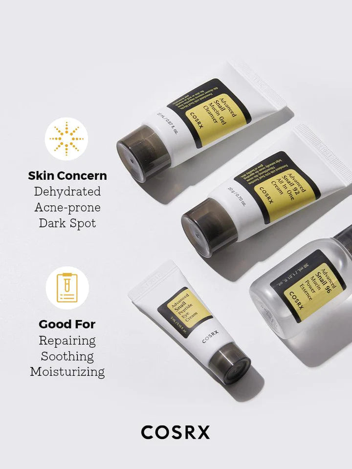 COSRX | All About Snail 4-step Kit | For dry skin & dark spots COSRX