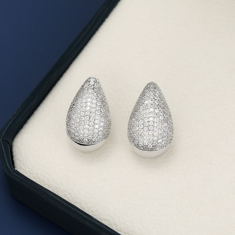 Zircon Teardrop Earring