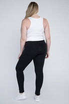 Plus Everyday Leggings with Pockets Ambiance Apparel