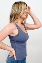 11 Colors - FawnFit Medium Length Lift Tank 2.0 with Built-in Bra Kiwidrop