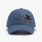 Adjustable Star Raw Hem Cap Trendsi