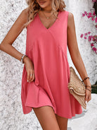 V-Neck Sleeveless Mini Dress Casual Chic Boutique