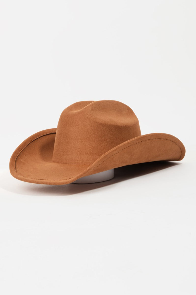 Fame Solid Wide Brim Hat Trendsi