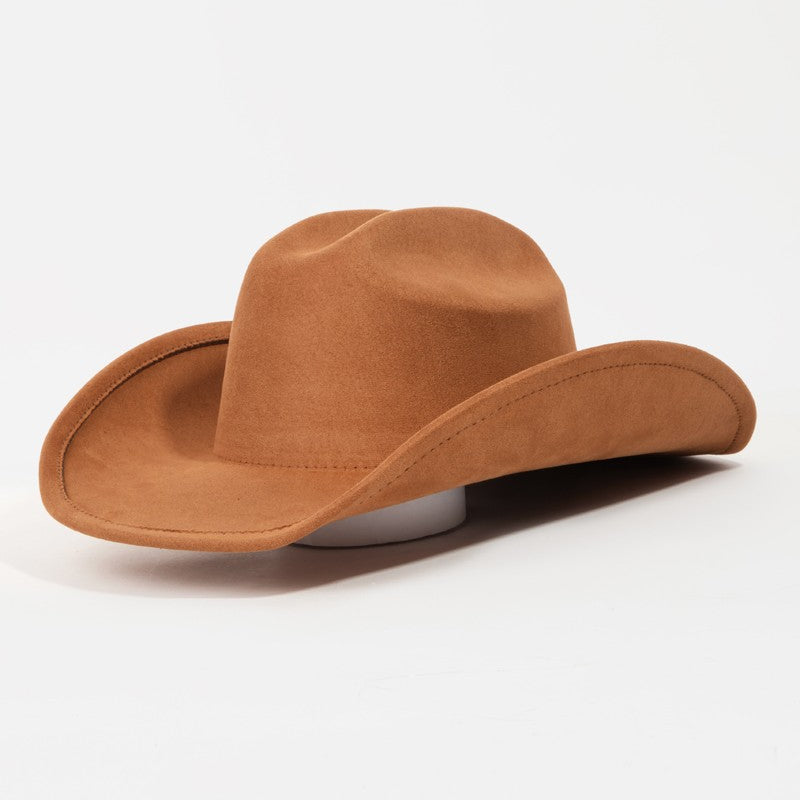 Fame Solid Wide Brim Hat Trendsi