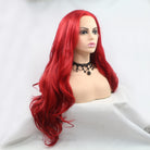 13*3" Lace Front Wigs Synthetic Long Wavy 24" 130% Density Trendsi