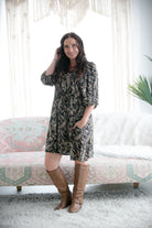 Neutral Paisley Dress Boutique Simplified