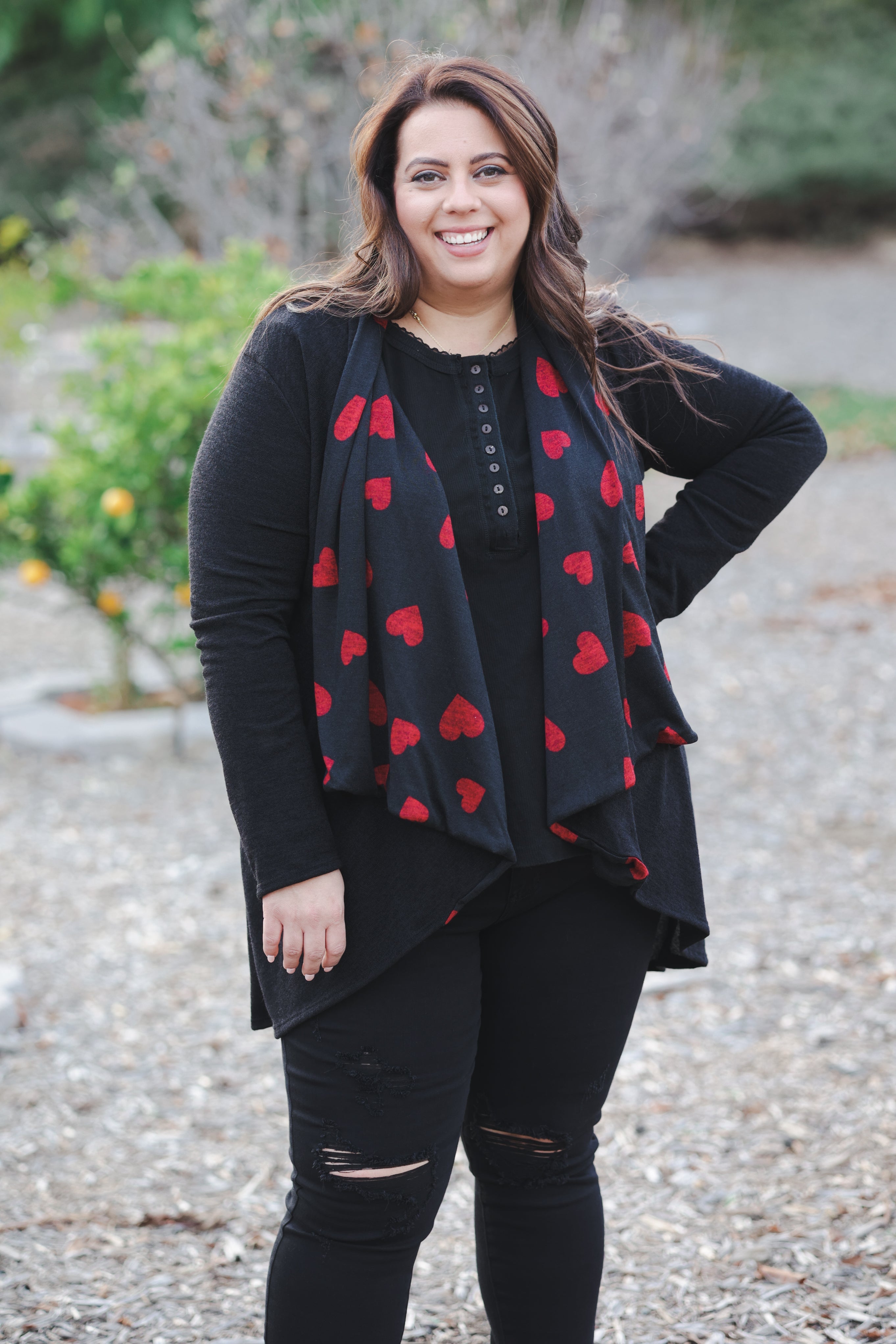 Cascading Hearts Cardigan Boutique Simplified