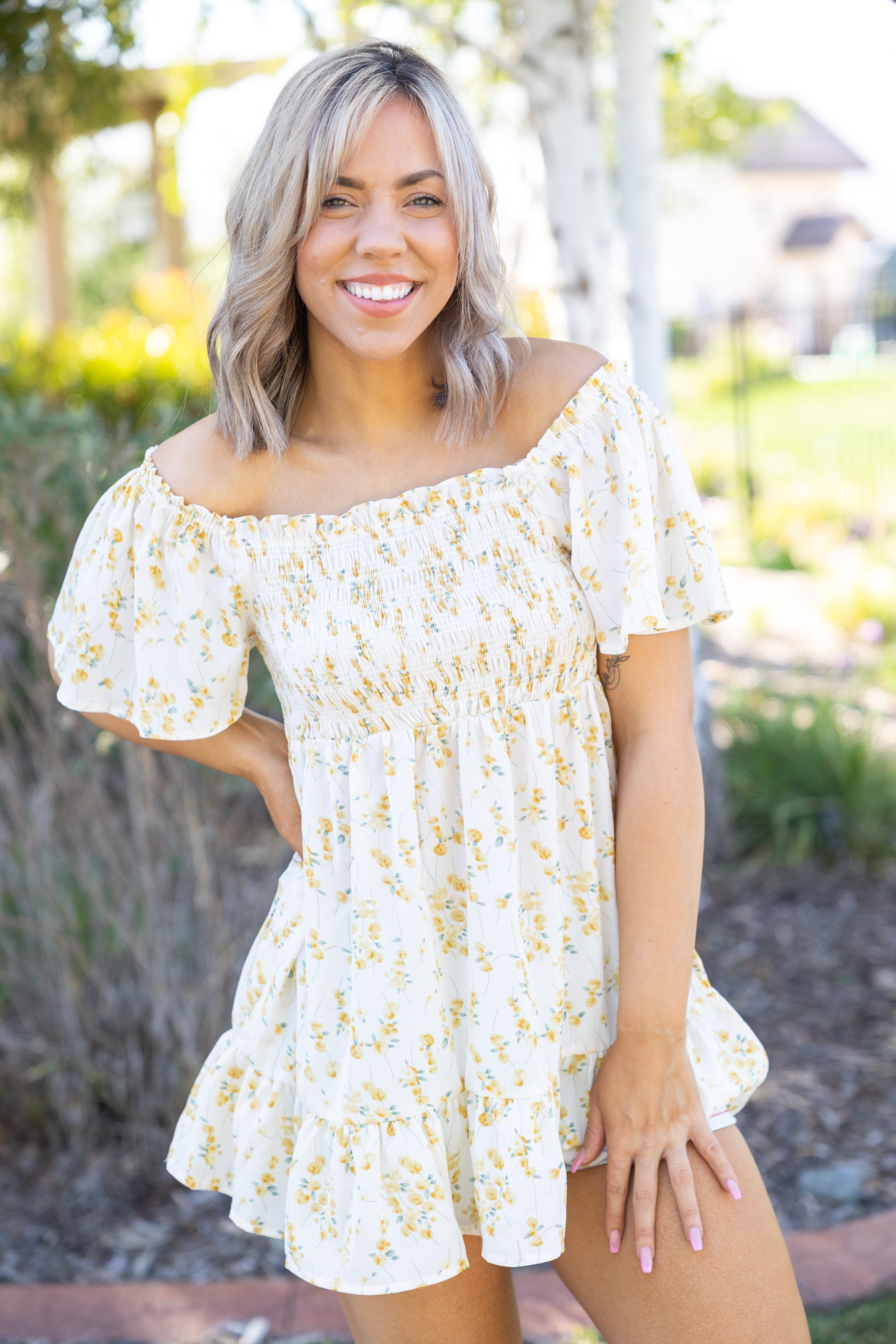 Sunrise to Sunset Smocked Babydoll Boutique Simplified