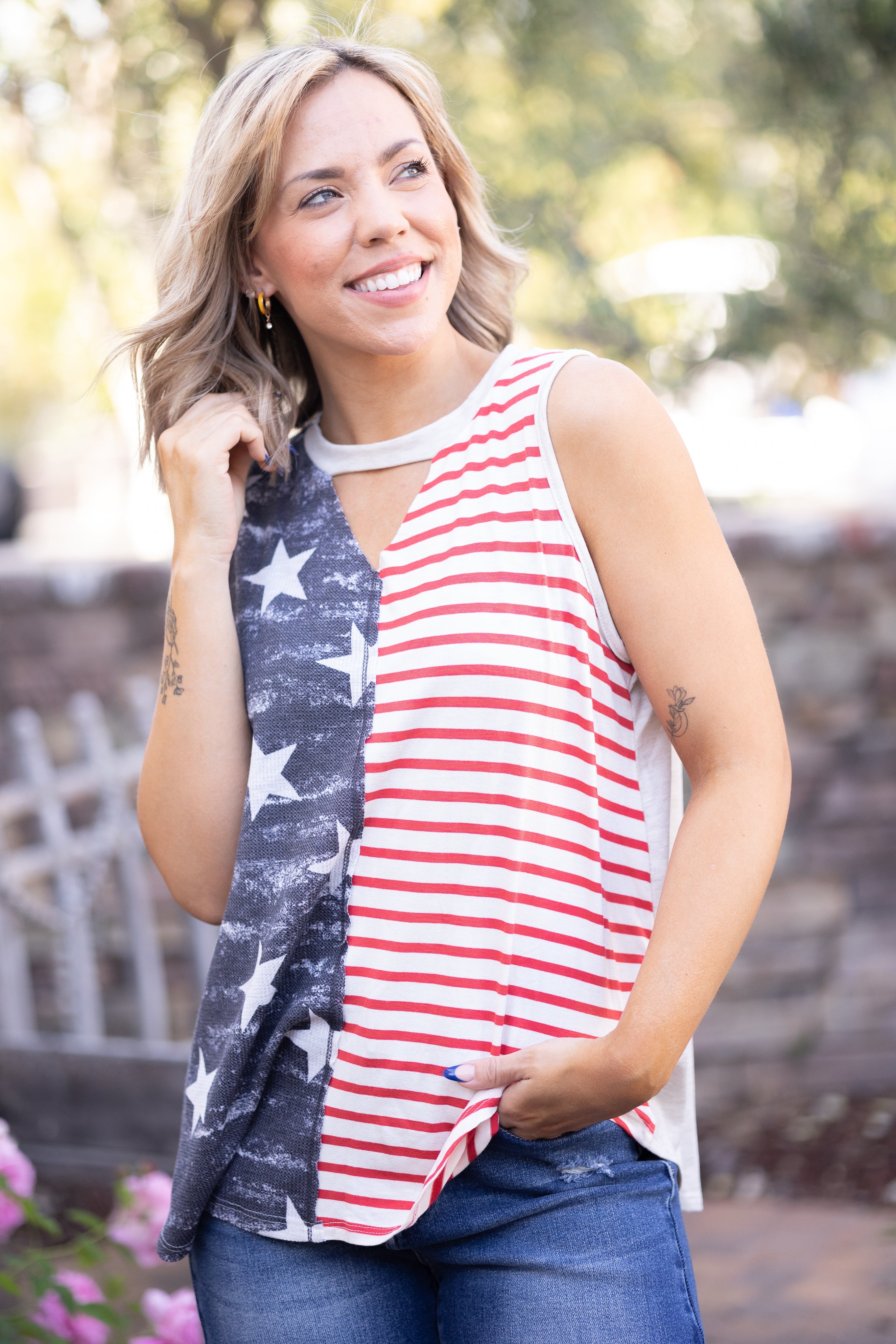 Miss Red White & Blue Boutique Simplified