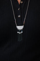 Half Moon Tassel Necklace Accessories Boutique Simplified