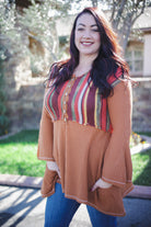 Orange Blossoming Bell Sleeve Boutique Simplified